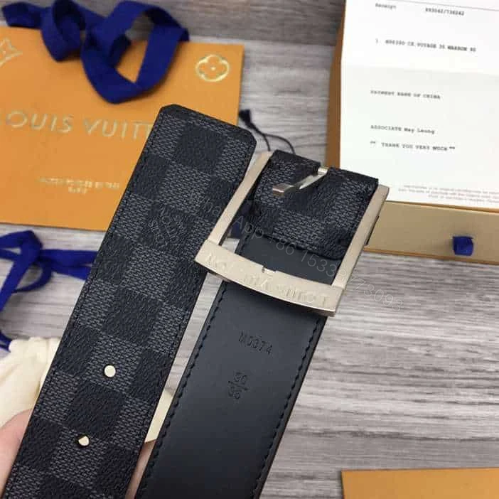 View 3 of LOUIS VUITTON DOWNTOWN 40MM BELT – B164