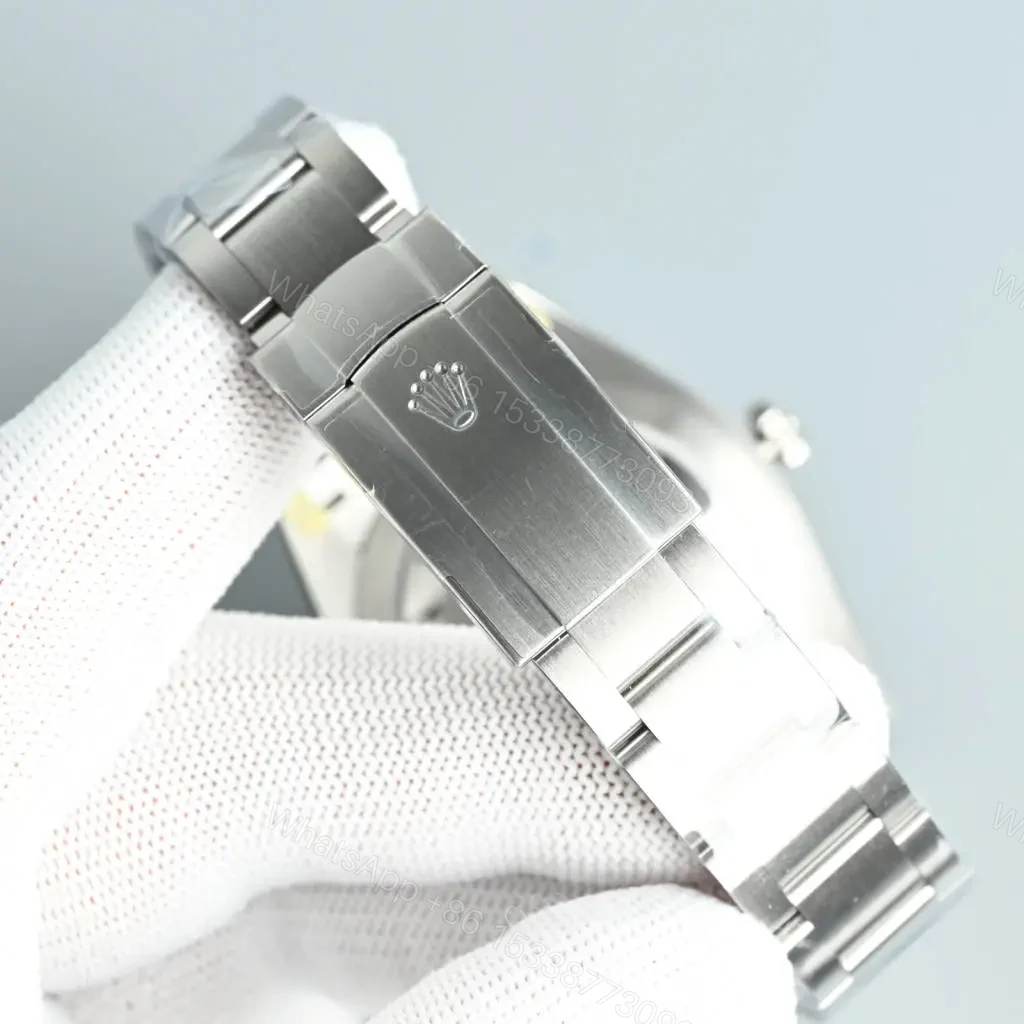 View 7 of Rolex Oyster Perpetual 41 Stainless Steel Turquoise Celebration 124300-0008