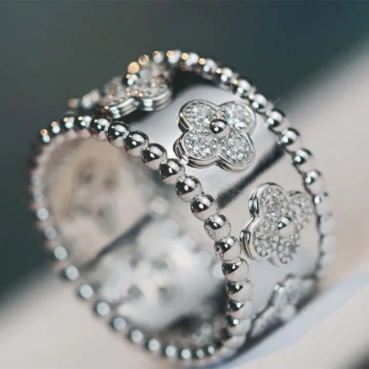 View 7 of 高仿首飾VanCleef&Arpels*RO9ND00鑲鑽萬花筒戒指白金中號