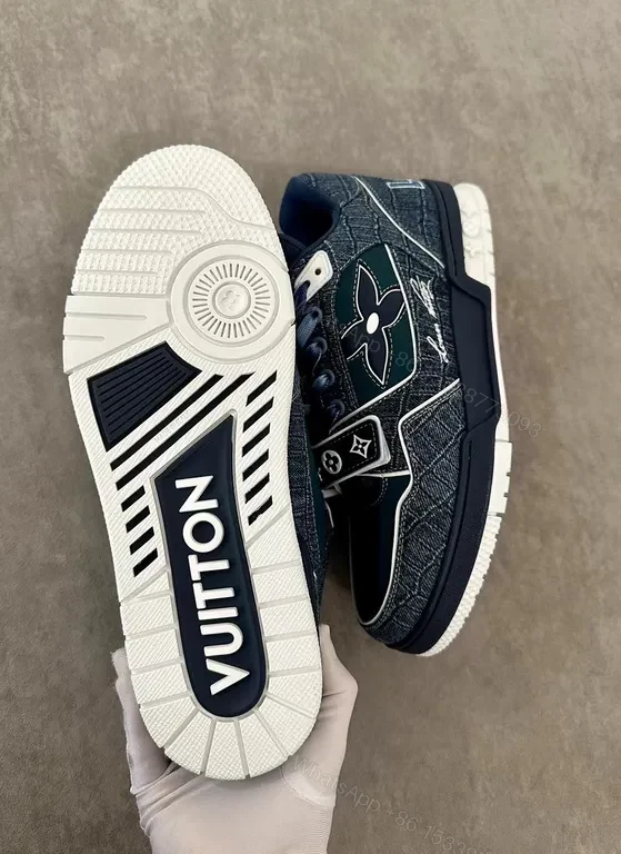 View 7 of Louis Vuitton-Inspired High-Top Sneakers: Luxe, All-Day Comfort