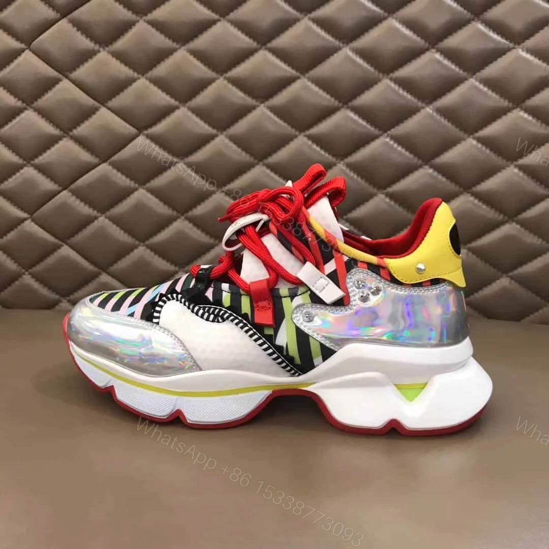 View 5 of CHRISTIAN LOUBOUTIN RED- RUNNER SNEAKER – CL56
