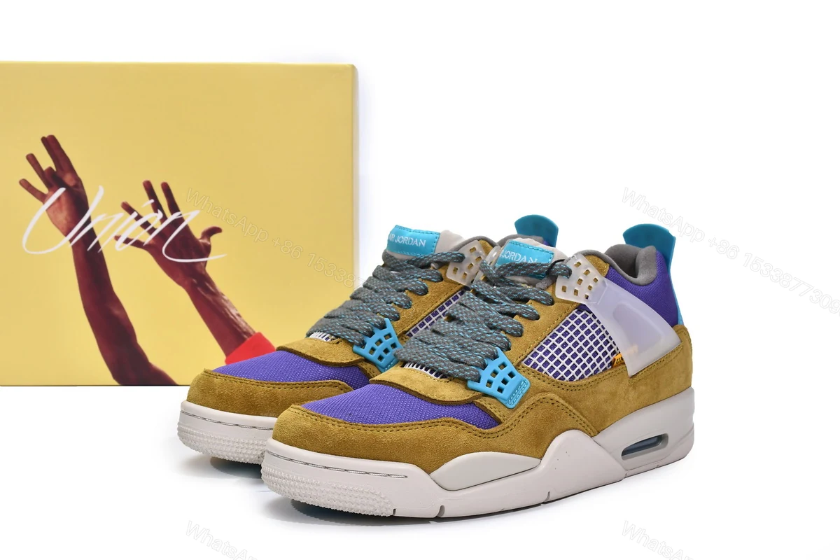 View 2 of Union LA x Air Jordan 4 Retro SP Desert Moss DJ5718-300
