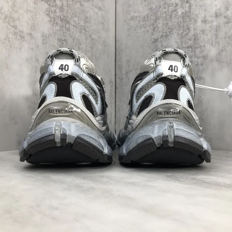 View 9 of Chunky Tech-Driven Luxe High-Tops with Metallic Accents