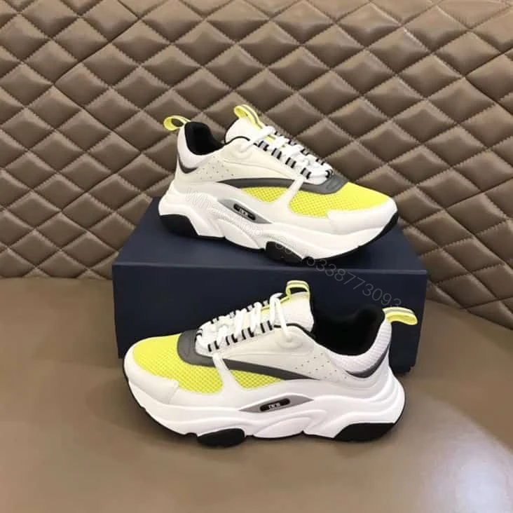 View 2 of B22 SNEAKER TECHNICAL MESH WITH AND CALFSKIN – CD97