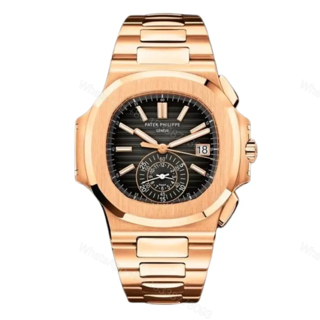 Super Swiss Clone Patek Philippe Nautilus 5980 Rose Gold — view 1