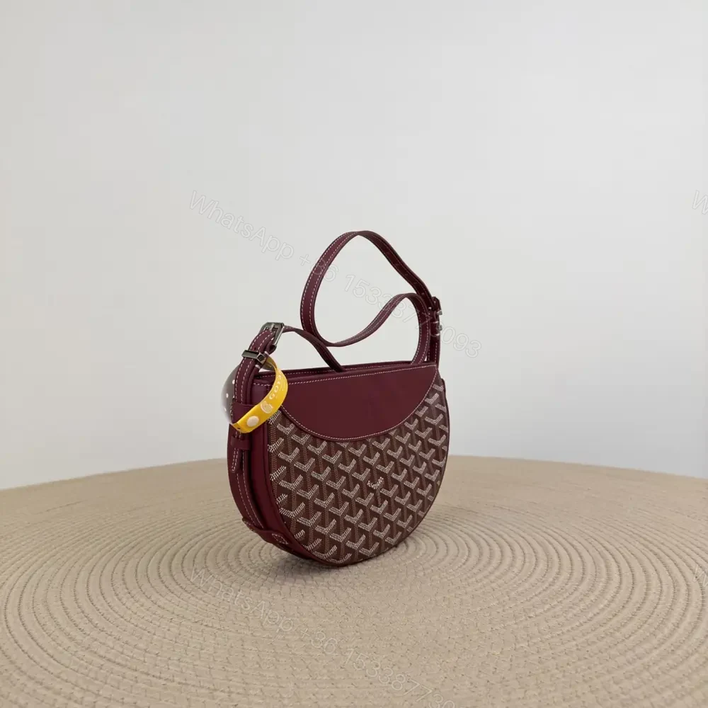 View 3 of 高仿Goyard*33CL33P單肩半月包紅色免檢版