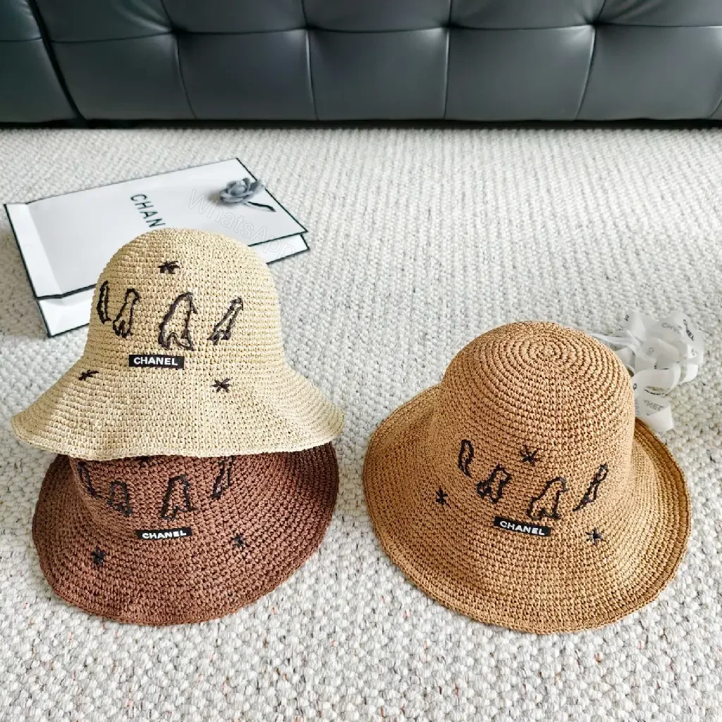 View 11 of Warm Natural Straw Bucket Hat: Luxe Textured Style