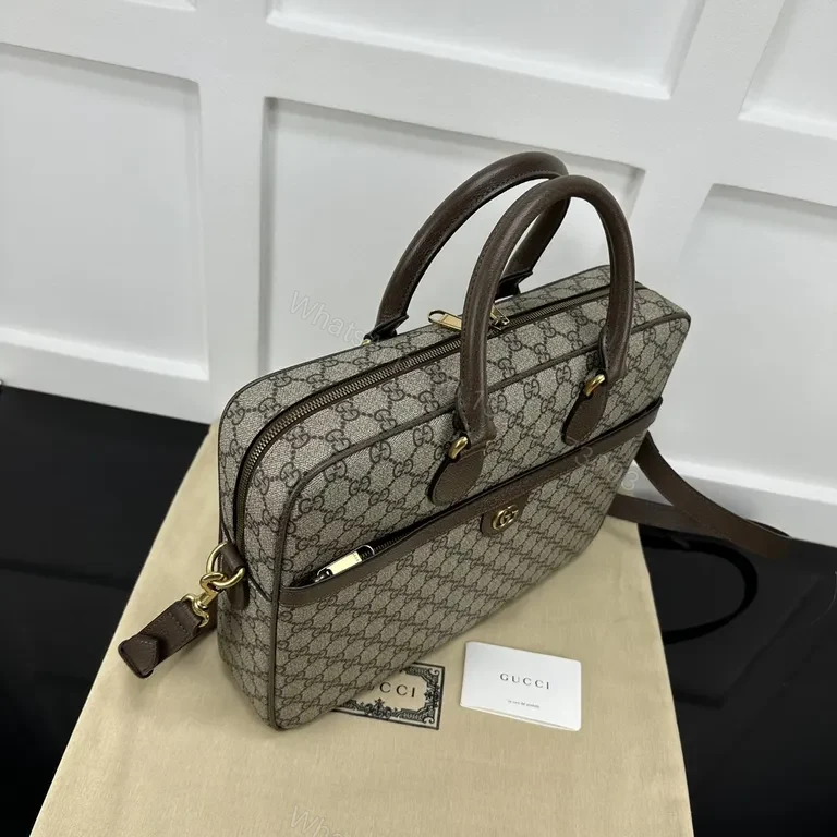 View 2 of G GG Supreme Briefcase: Compact Luxury Briefcase Bag