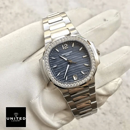 View 9 of Patek Philippe Nautilus Ladies 7018/1A Replica