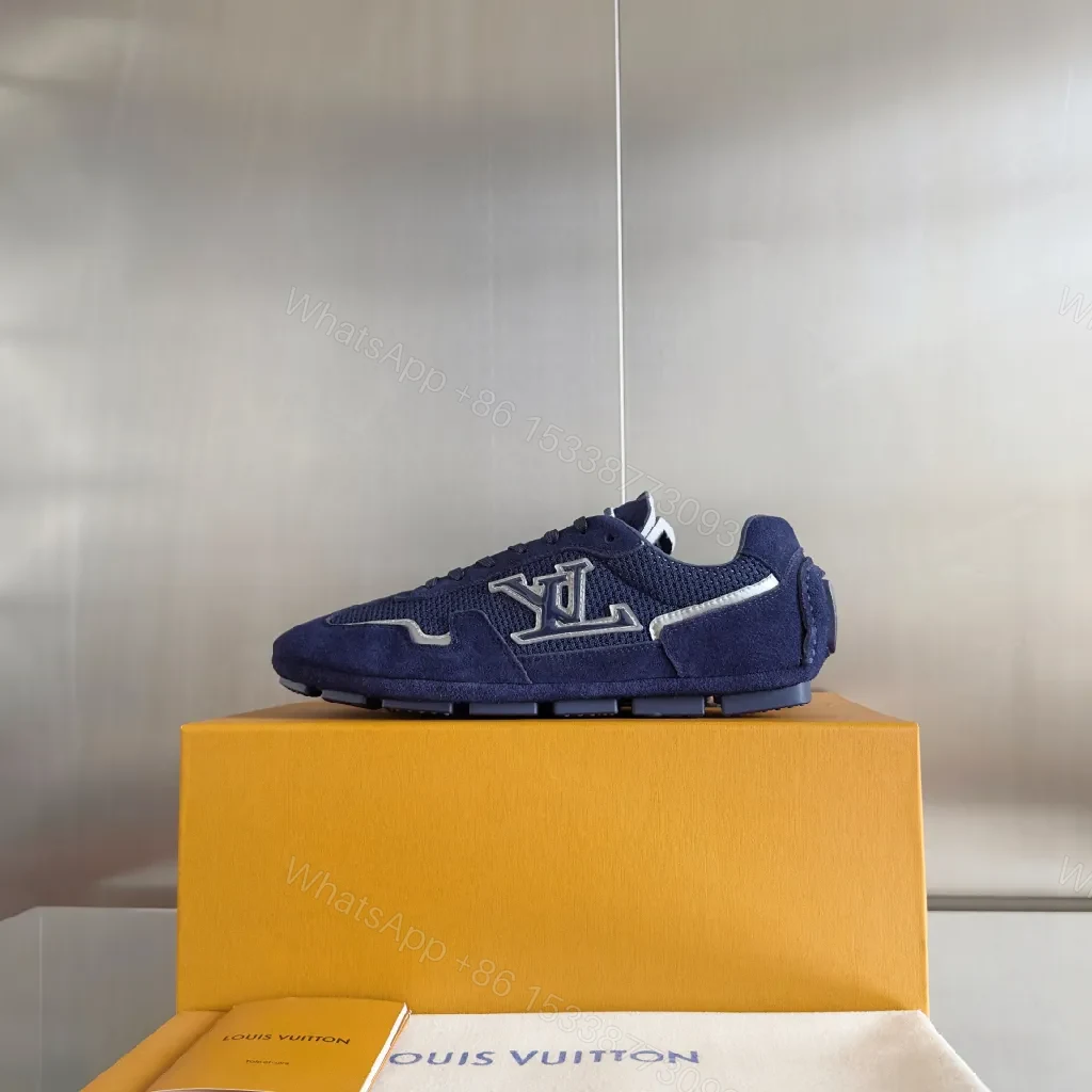 View 8 of Lightweight Mesh & Suede Luxe Sneakers with Subtle Detail