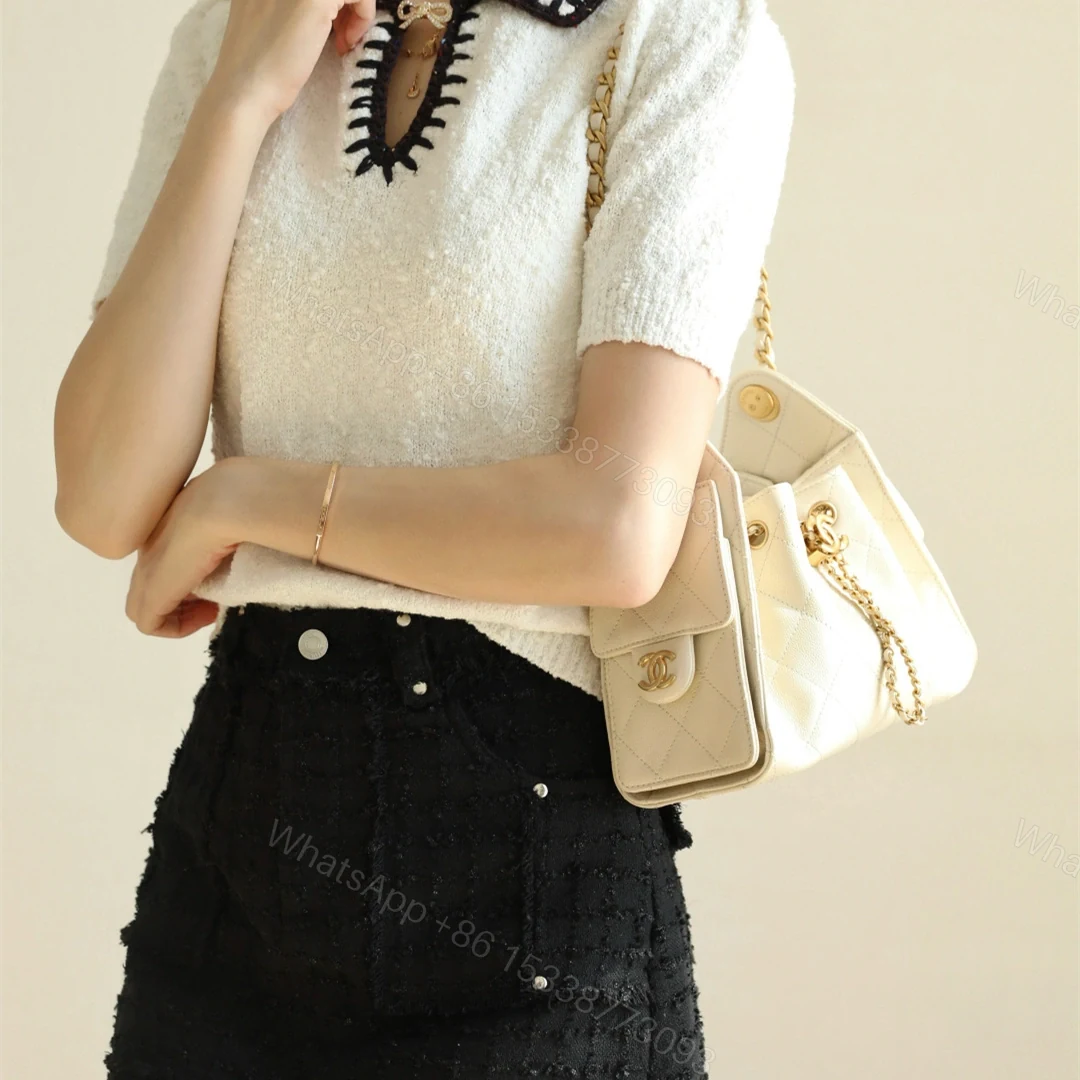 View 24 of 高仿Chanel*26P/25Bag系列AS5631小牛皮手袋Mini白色免檢版