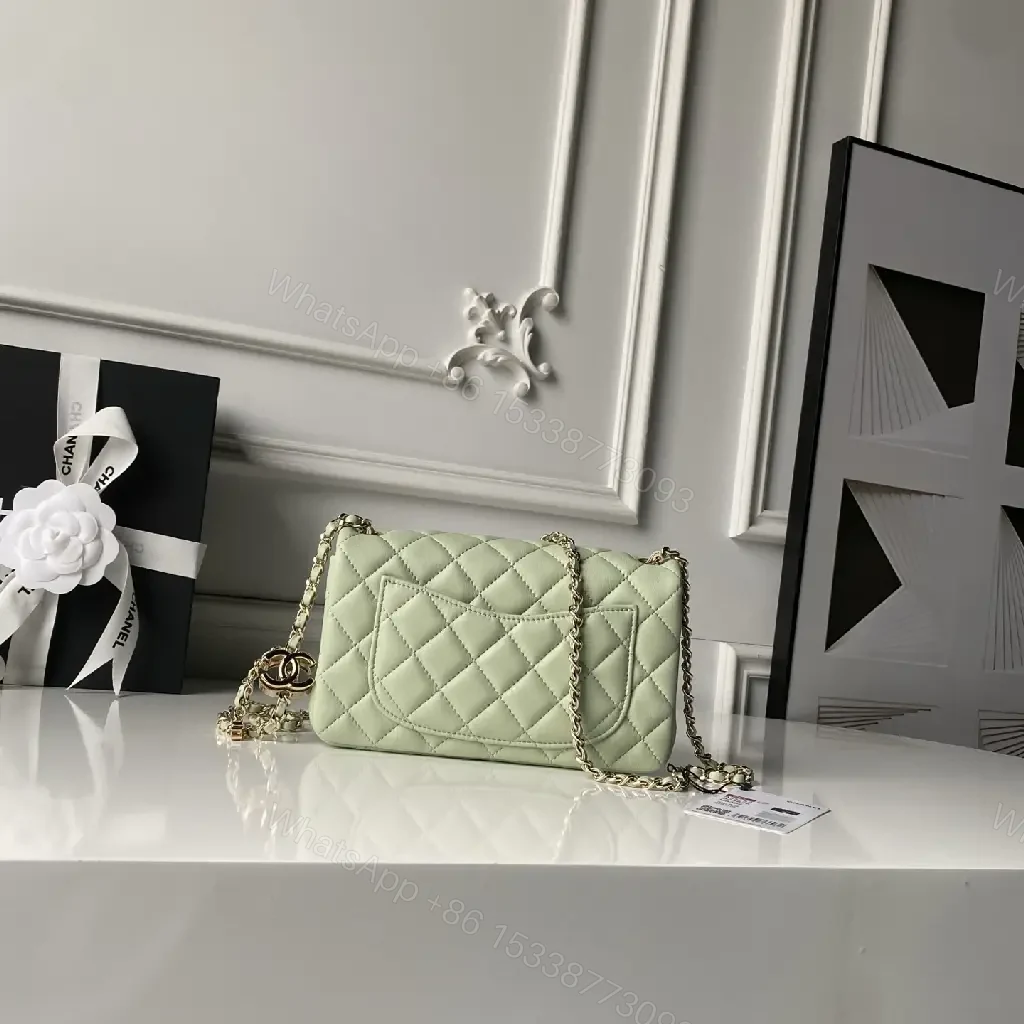 View 4 of Mint Green Quilted Day-to-Night Carryall