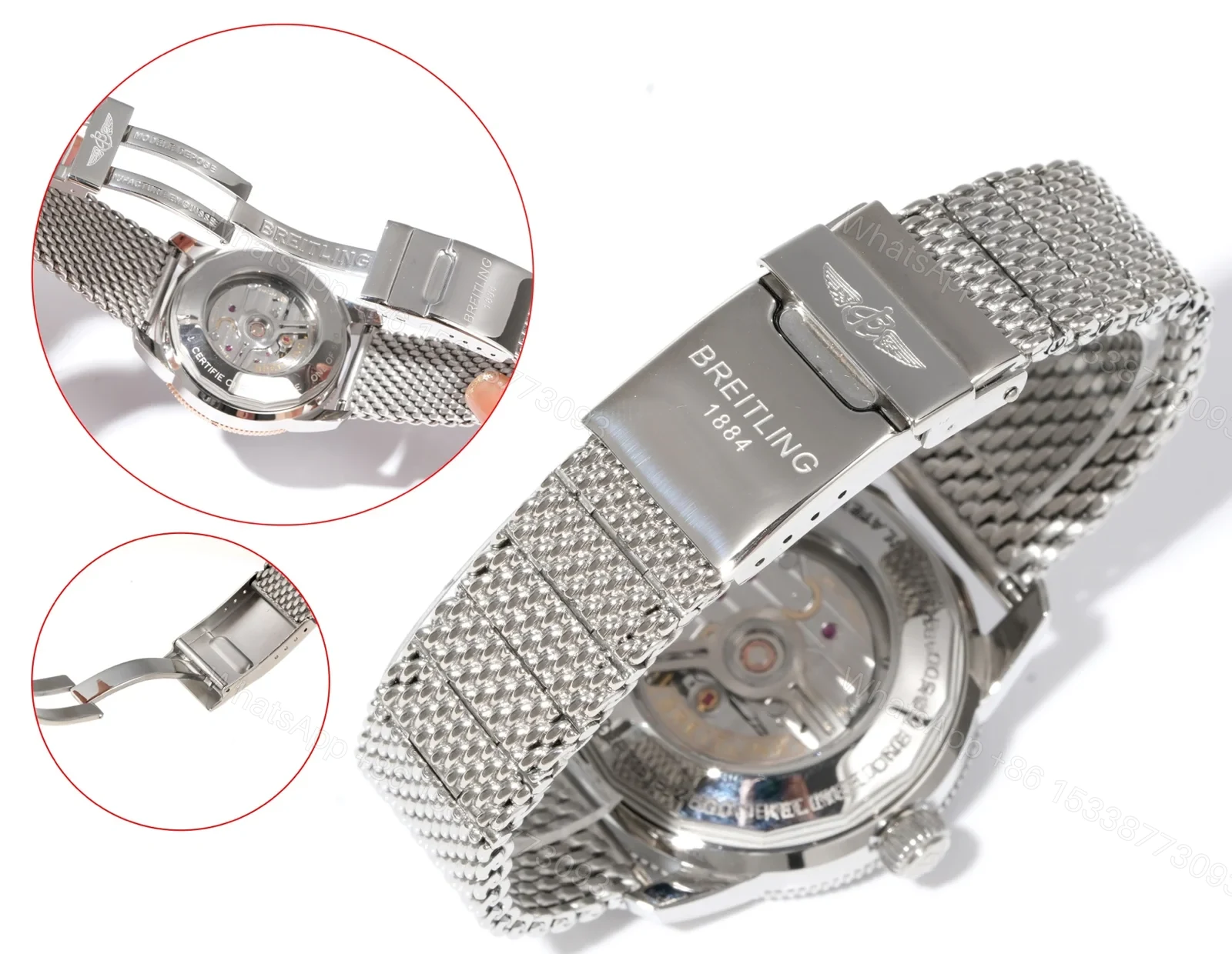 View 8 of Breitling Superocean Heritage 46 Stainless Steel / Black / Black Dial A1732024.B868.152A