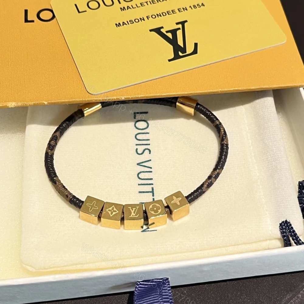View 6 of Louis Vuitton Lv Cube Bracelet Monogram Brown M8918Z