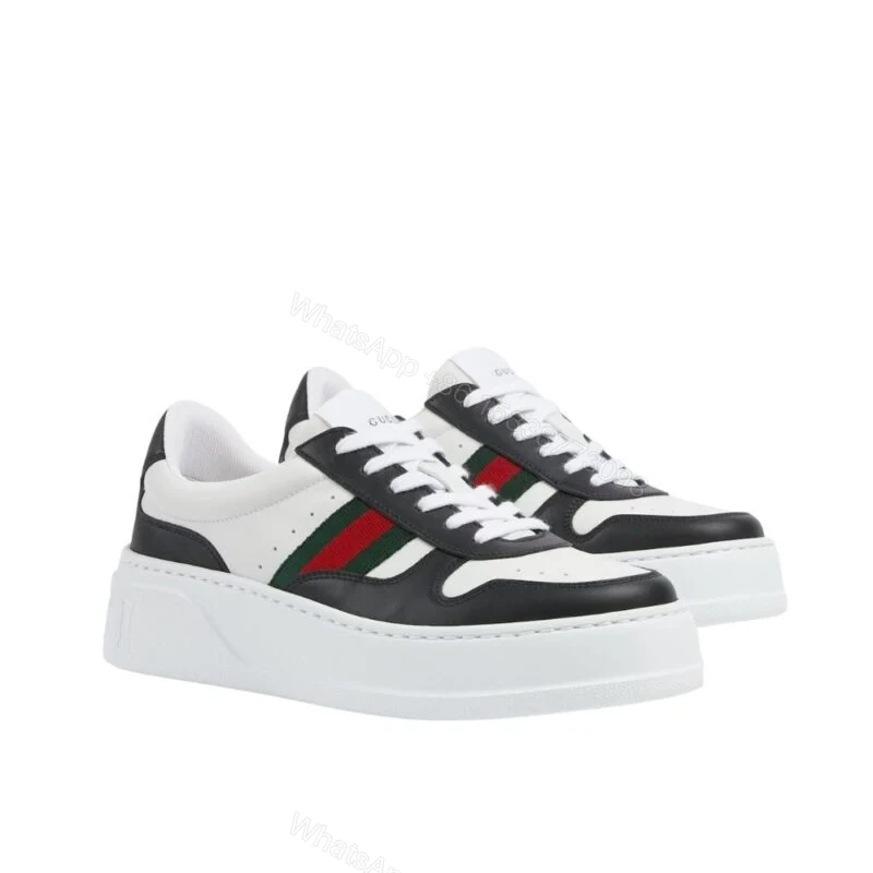 View 8 of Gucci Women Chunky Trainers Black And White