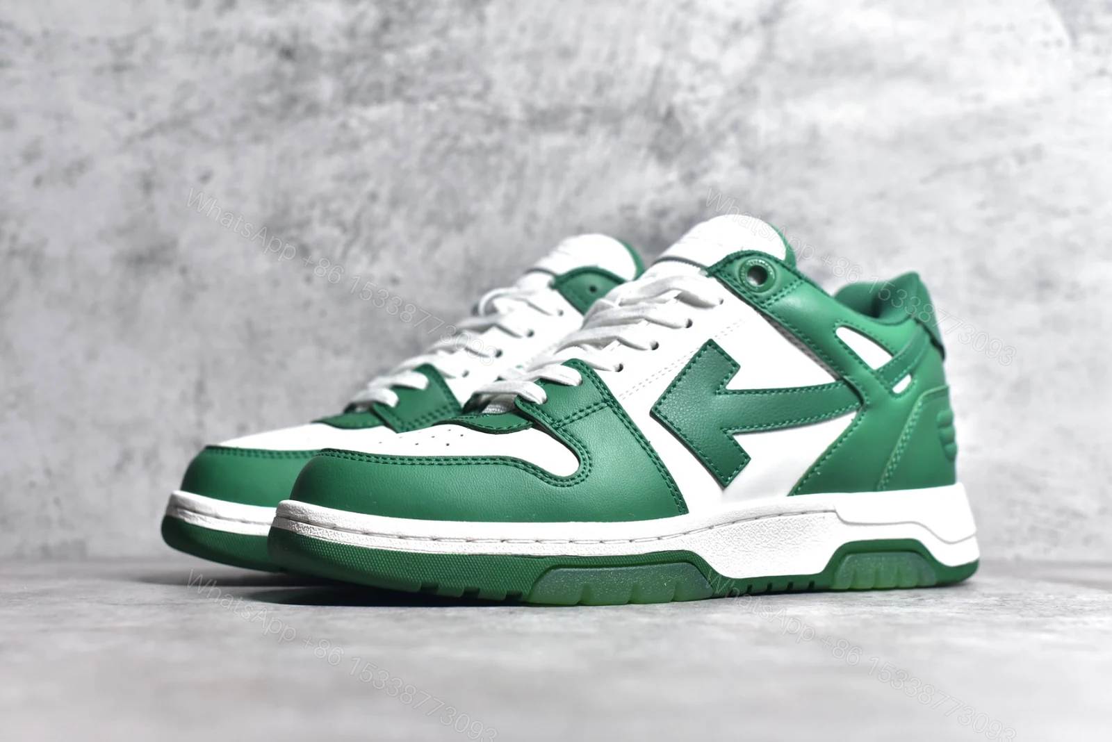 View 2 of OFF-WHITE Out Of Office White Green