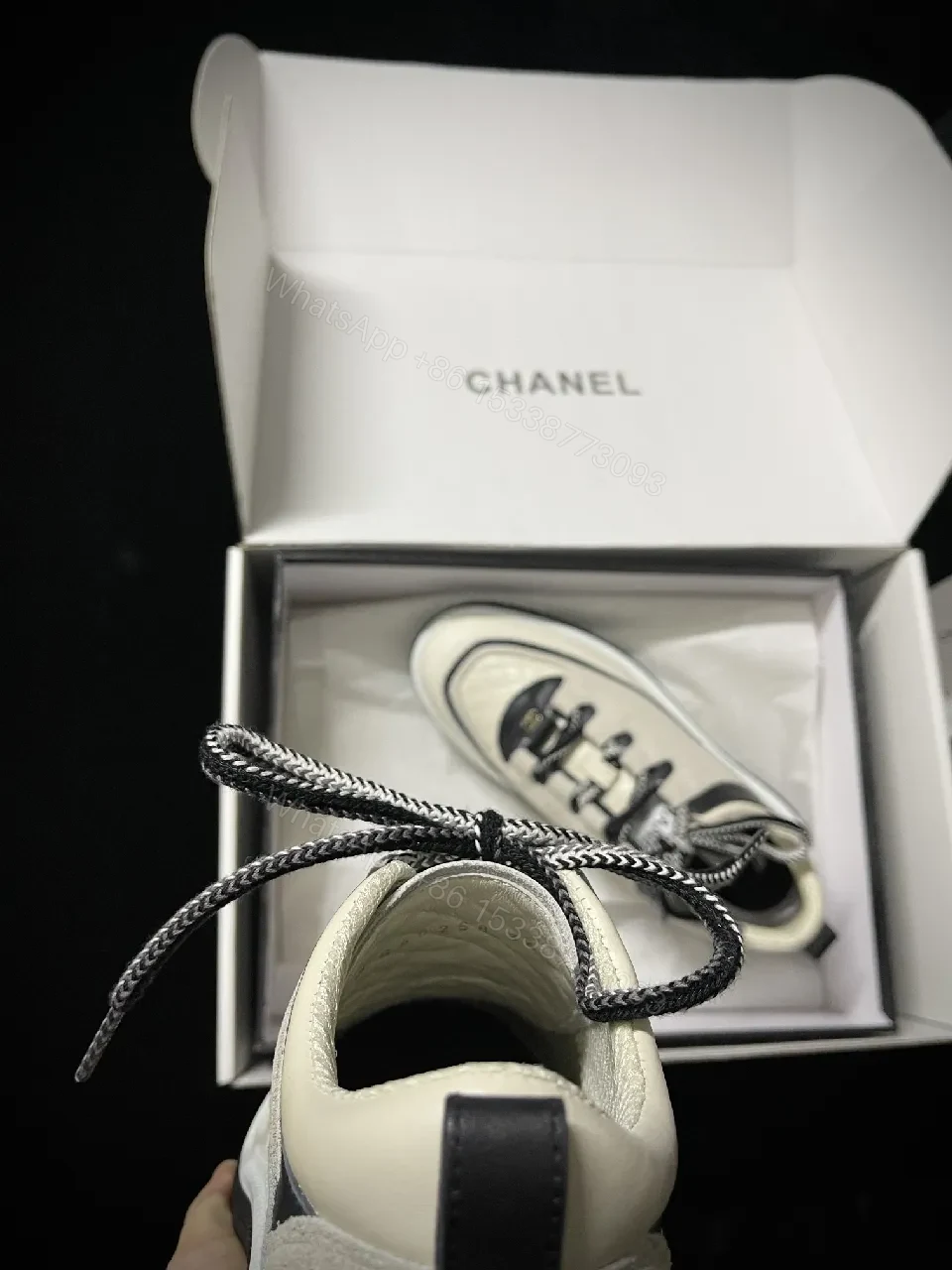 View 5 of Crystalline Luxe Quilted Leather Sneaker, Everyday