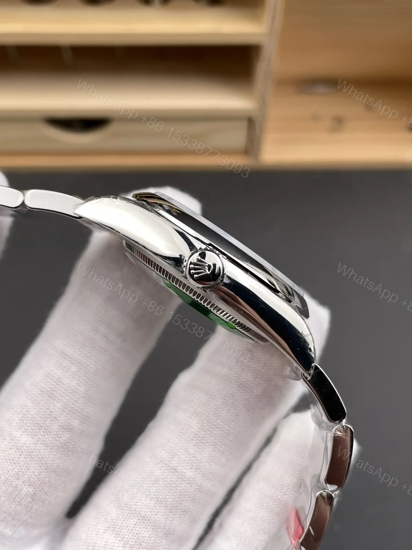 View 4 of Rolex Oyster Perpetual 36 Stainless Steel Turquoise 126000-0006