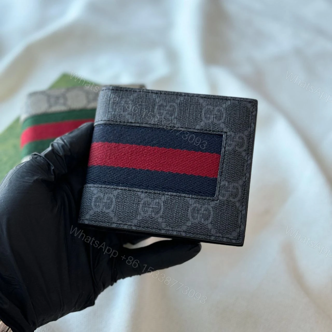 View 4 of GUCCI GG Supreme Wallet