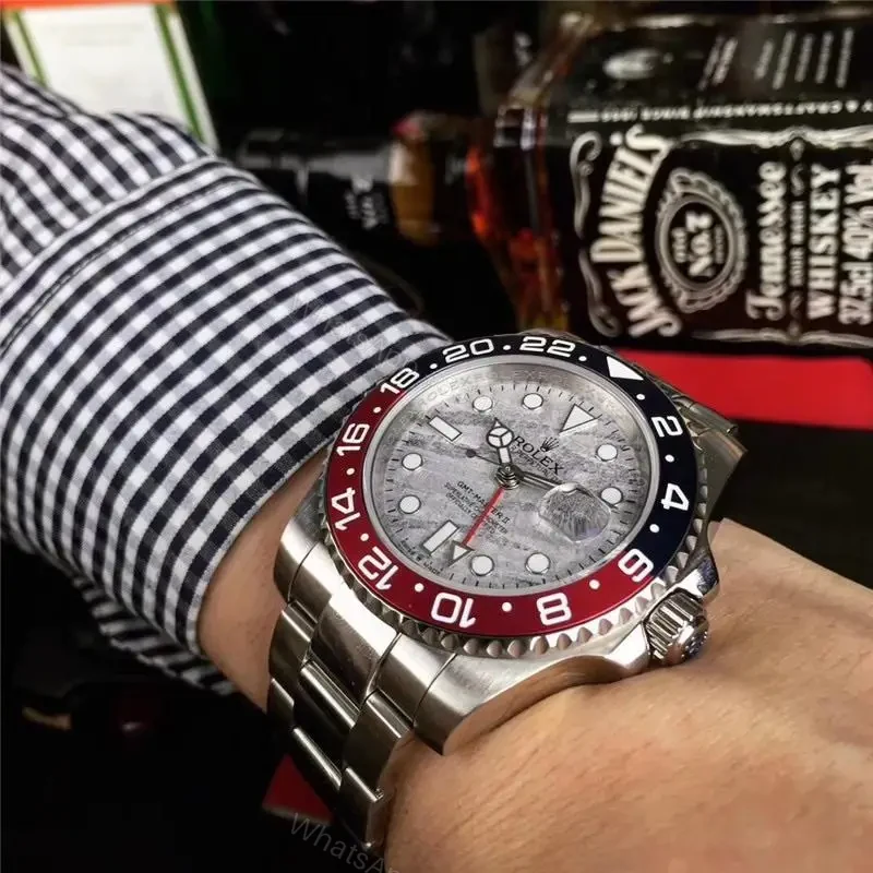 View 4 of Rolex GMT Master 2 Meteorite dial Replica