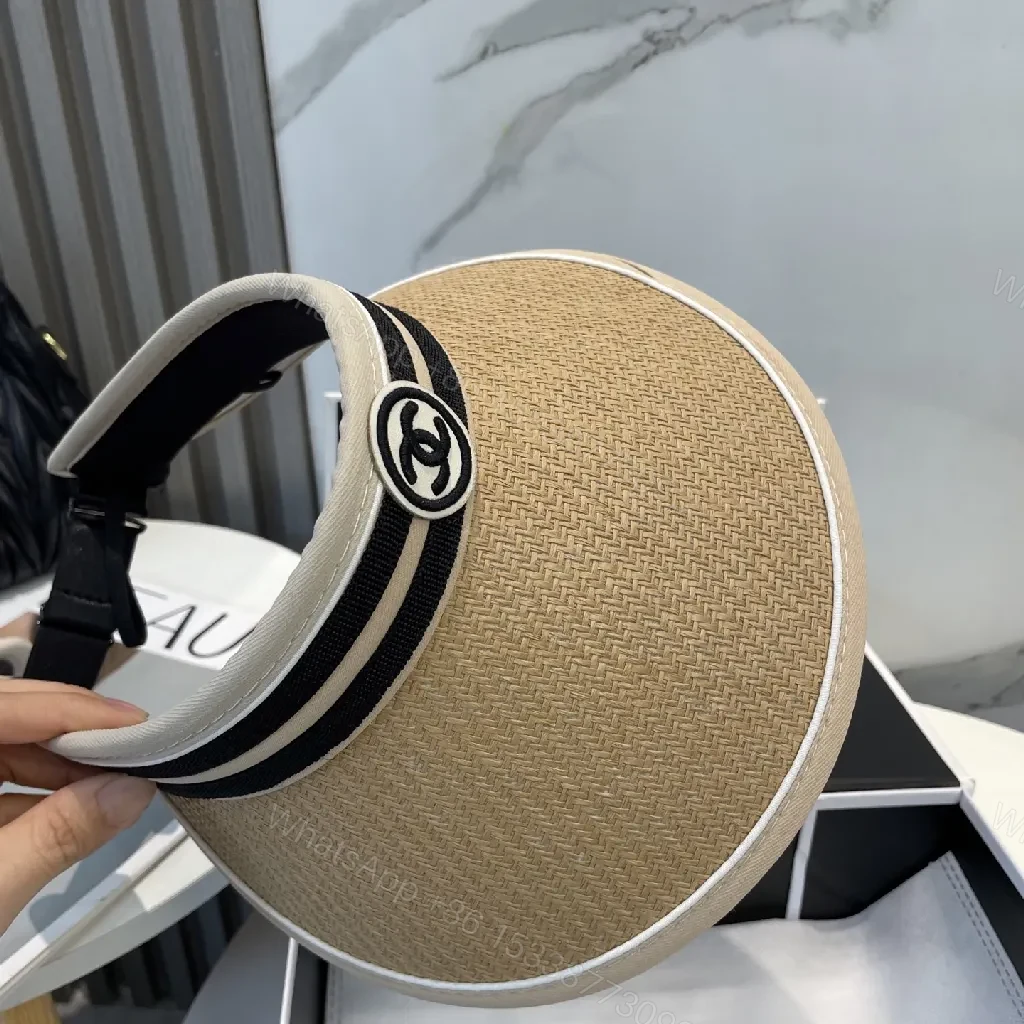 View 4 of Straw Visor: Lightweight, Resort-Ready with Luxe Logo Band