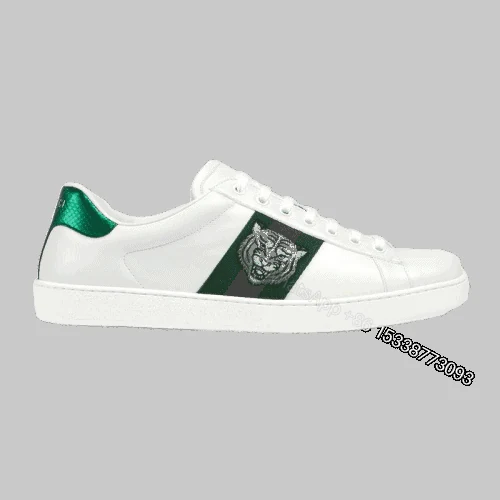 GUCCI TIGER ACE EMBROIDERED SNEAKER WHITE – GC27 — view 1