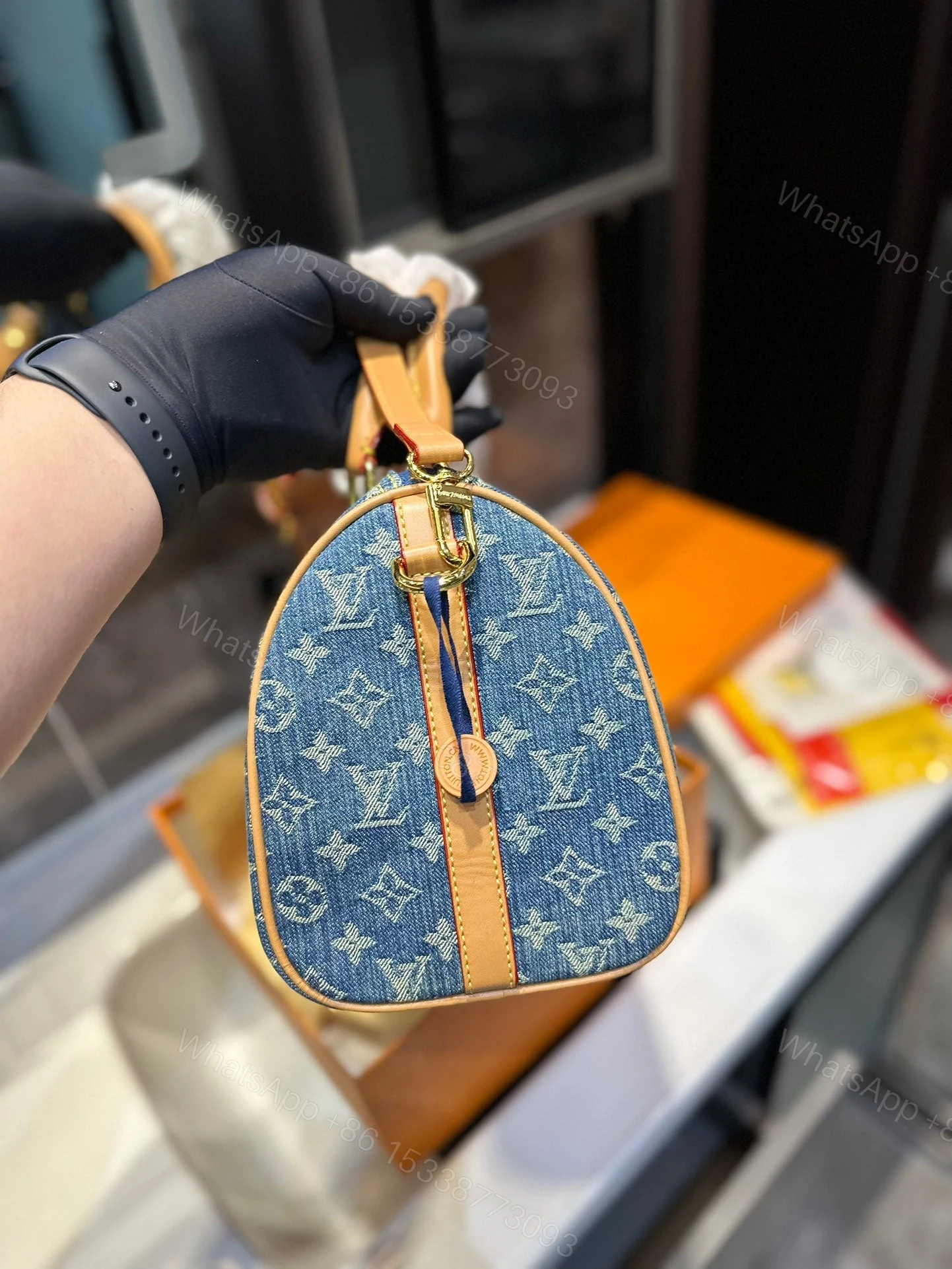 View 3 of LV Denim Speedy