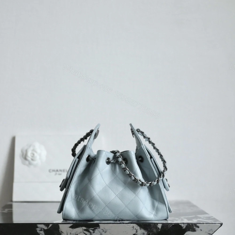 View 2 of 高仿Chanel*26C/25Bag系列AS5311小牛皮手袋Mini霧霾藍免檢版