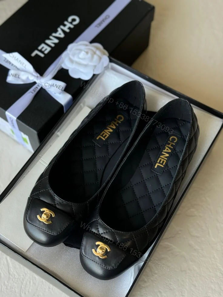 View 3 of FIRST COPY CHANEL BALLET COMFORTABLE FOR DAILY WEAR FLATS FOR WOMEN