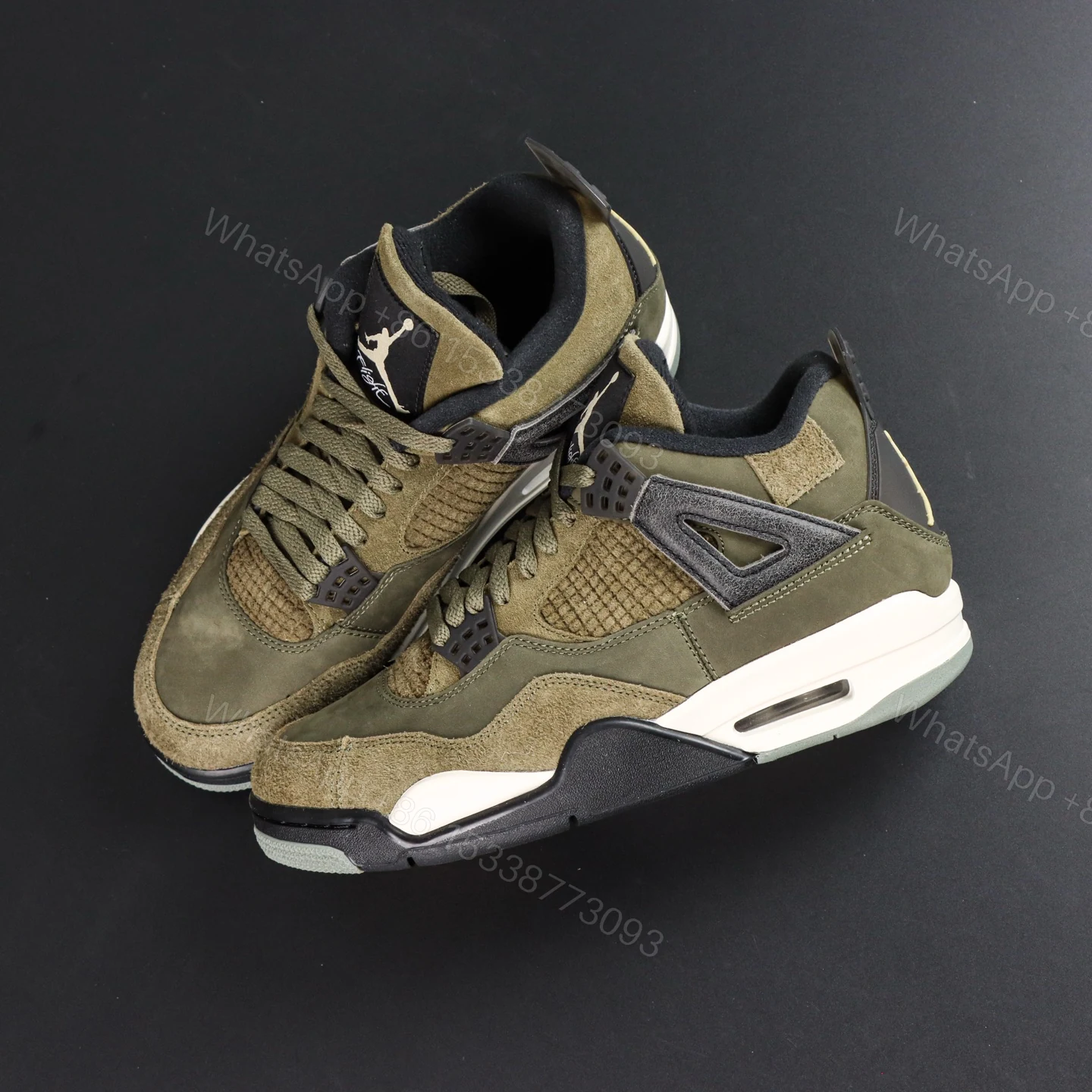 View 7 of Air Jordan 4 Retro SE Craft Medium Olive Reps