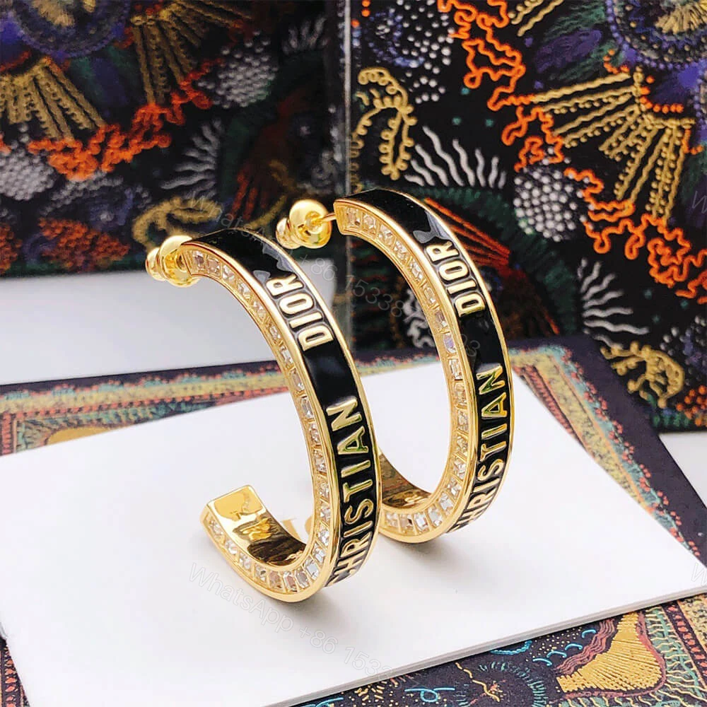 View 2 of DIOR Code Earrings