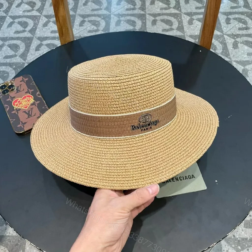 View 8 of Straw Fed Hat: Luxe, Sun-Ready Comfort, Classic Fedora
