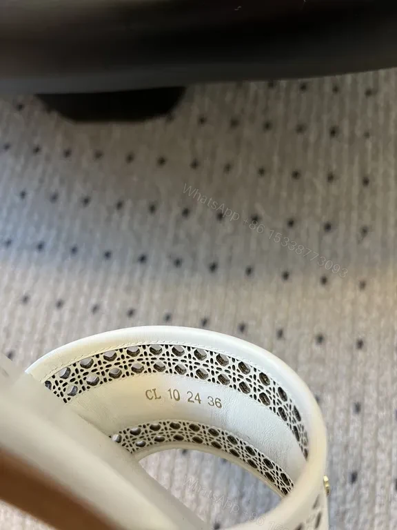 View 3 of Chic Perforated Slides: Designer-Inspired Comfort Footwear