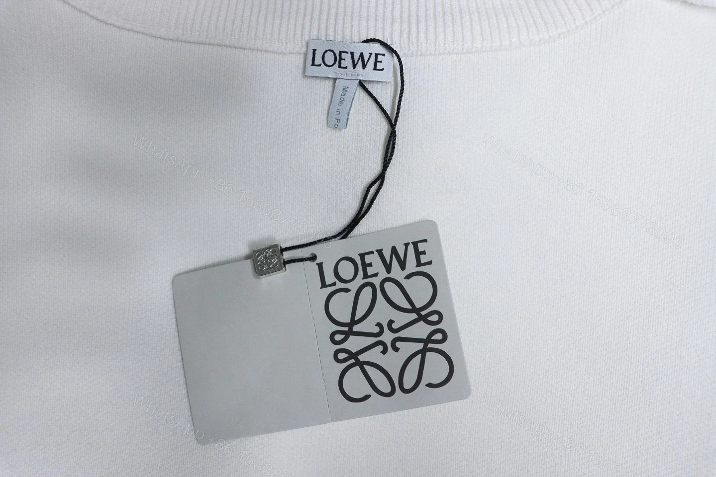 View 8 of Loewe Pocket Printed Sweater 24Fw white