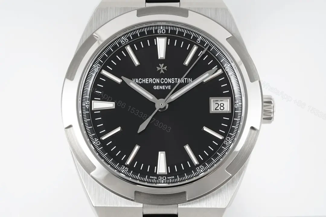 View 2 of 8F Factory Vacheron Constantin Overseas 4500V Series Stainless Steel Watch – Black Dial, 41mm, Rubber Strap, Automatic Movement Cal.5100, 60-Hour Power Reserve, Geneva Seal Certified