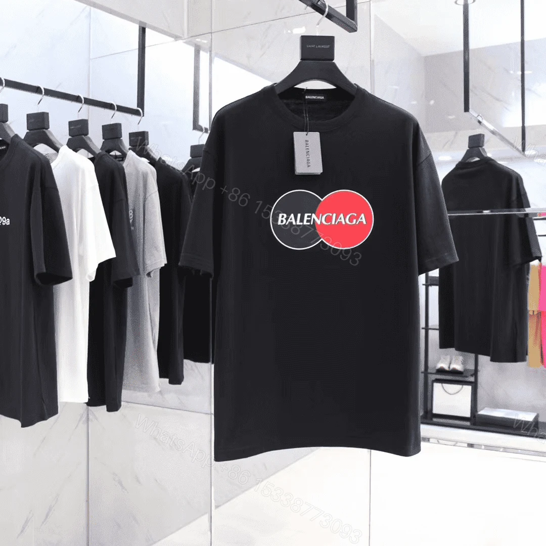 View 2 of BALENCIAGA UNIFORM LARGE FIT T-SHIRT IN BLACK VINTAGE JERSEY – BB40