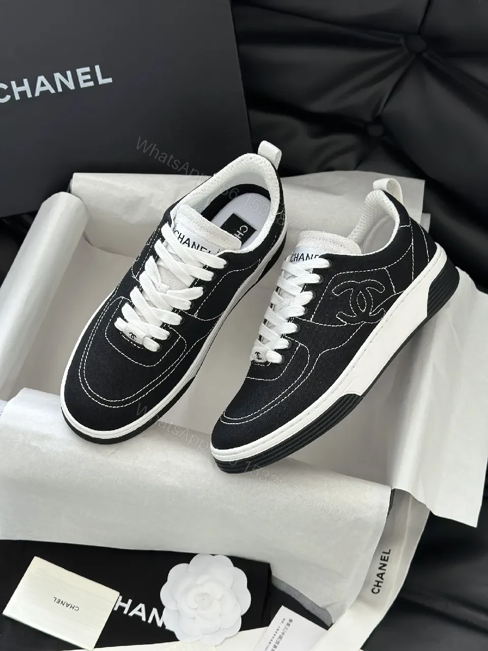 View 7 of Textured Leather Sneakers – Contemporary Chic, All-Day Comfort