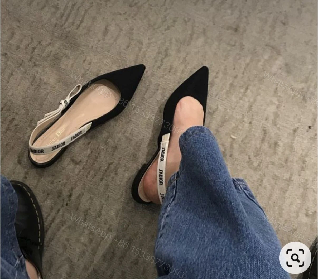 View 4 of FIRST COPY J'Adior Slingback Flat For Woman