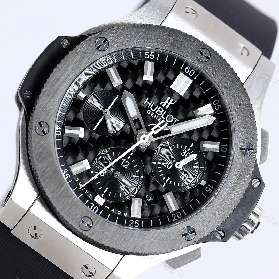 View 3 of JB Factory Hublot Big Bang Black Rubber Strap Watch