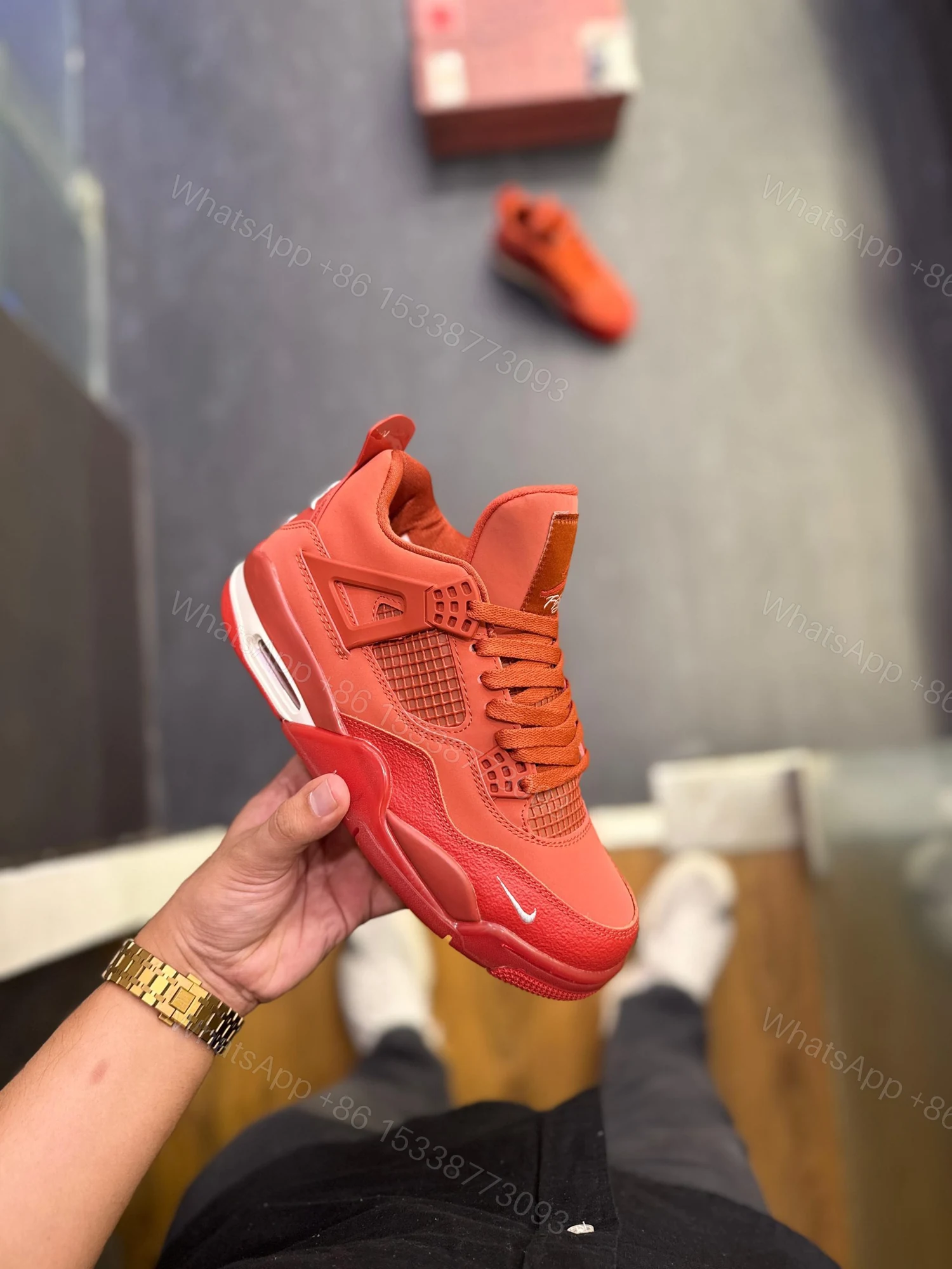 View 8 of FIRST COPY AIR JORDANS RETRO 4 NIGEL SYLVESTERFOR MEN