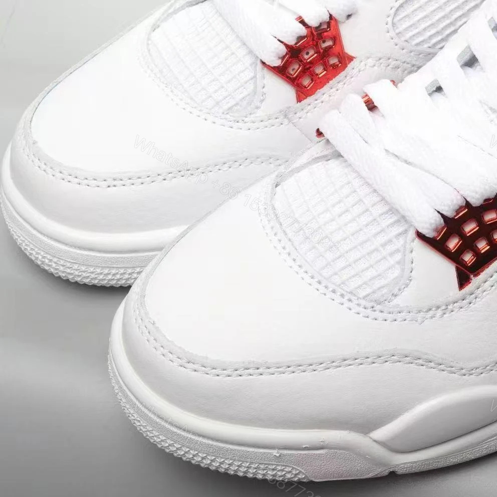 View 4 of Air Jordan 4 Retro Metallic Orange