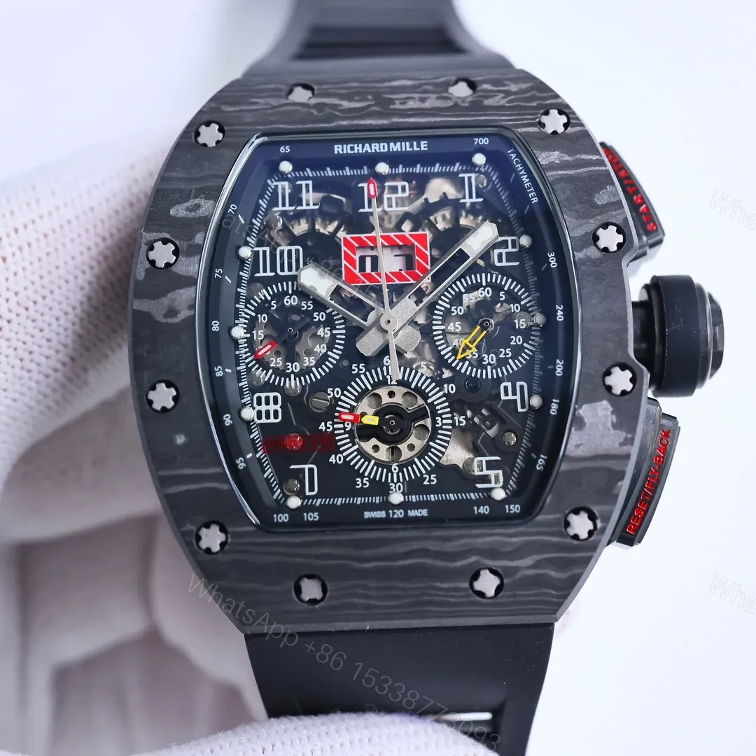View 2 of Richard Mille RM011-FM Black Chronograph Watch