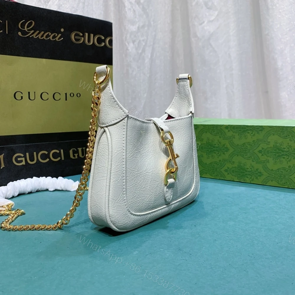 View 3 of Gucci Jackie Notte Mini Bag Ivory 19Cm