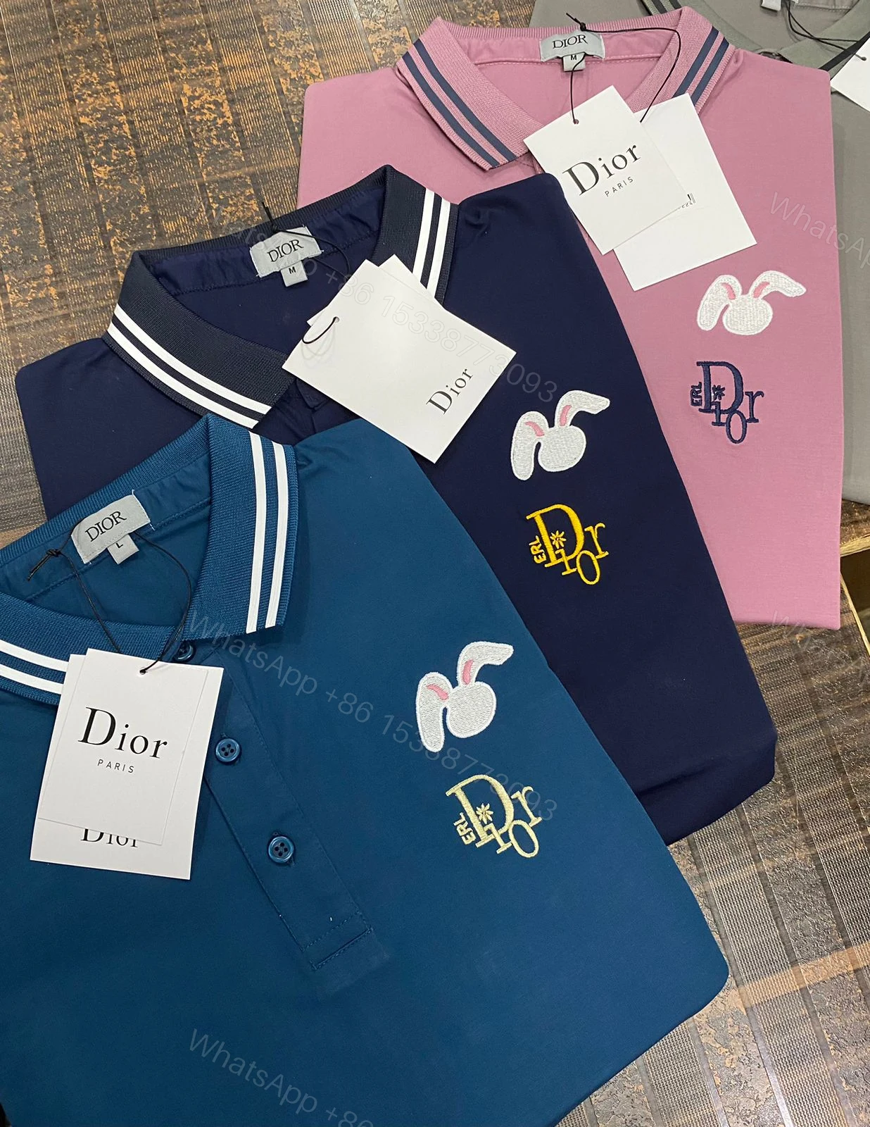 View 9 of First Copy Dior Imported Polos