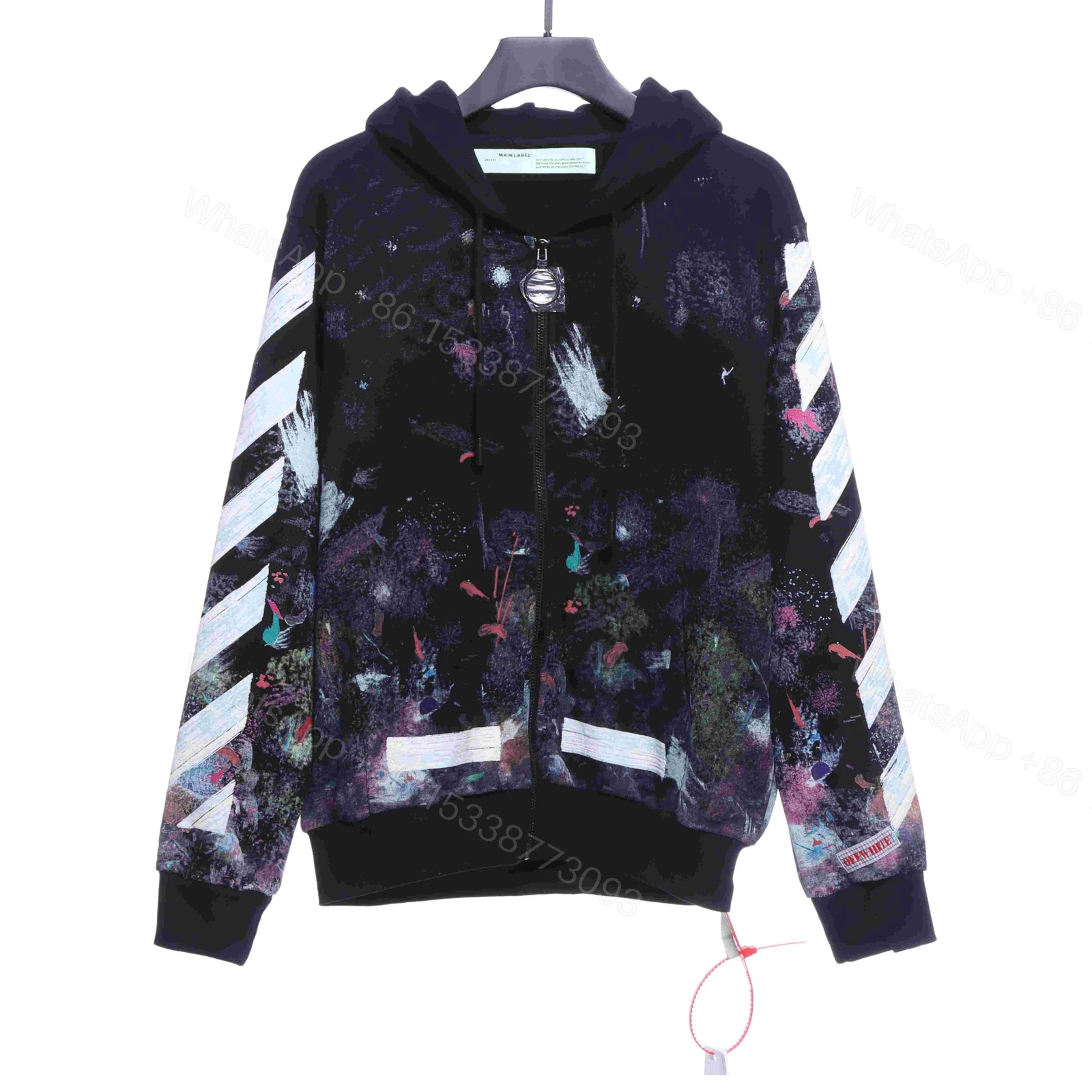 View 5 of Off-White Starry Sky Zipper Hoodie