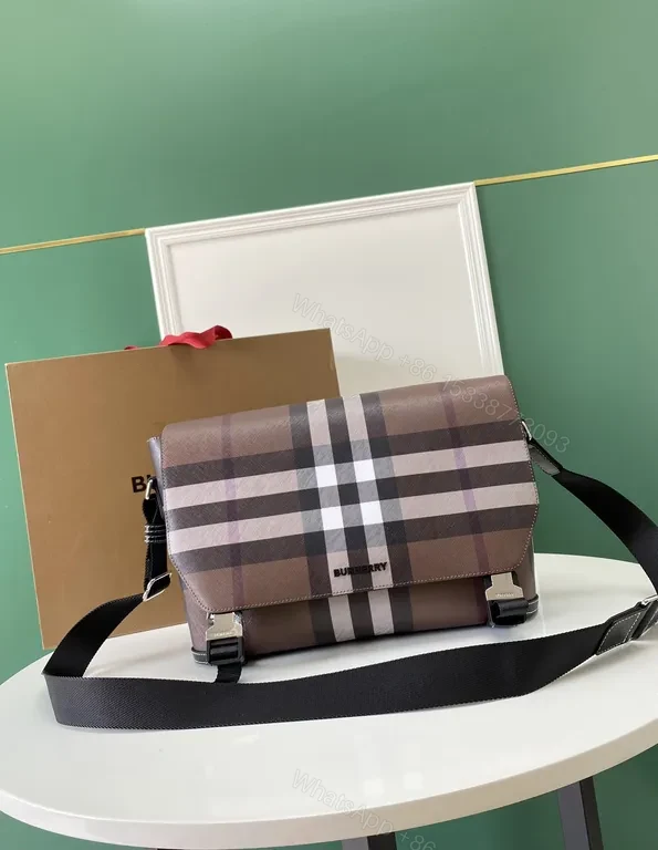 Structured Plaid Messenger Bag – Everyday Luxury, All-Day Versatility — view 1