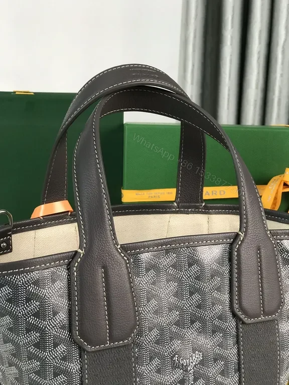 View 5 of Goyard-Inspired Bucket Tote: Structured Luxury Everyday Bag