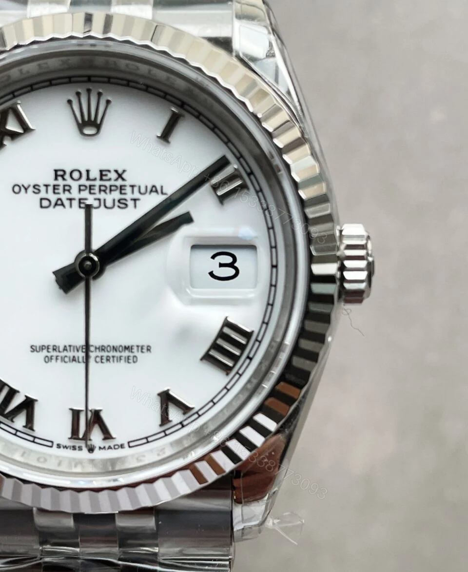 View 6 of VSF Factory 1:1 Rolex Datejust 41mm 16030 Roman markers White dial VS3235