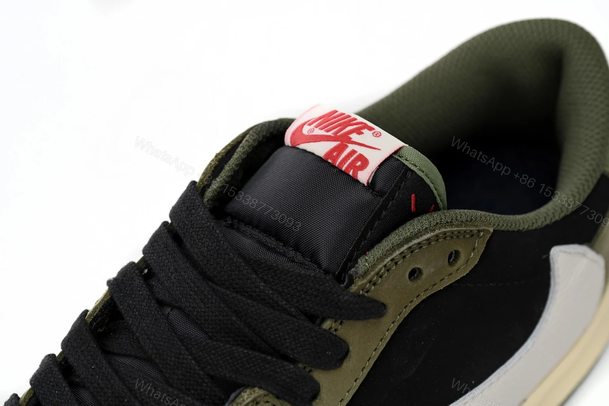 View 7 of Travis Scott x Air Jordan 1 Low Green Barb CQ4277-200