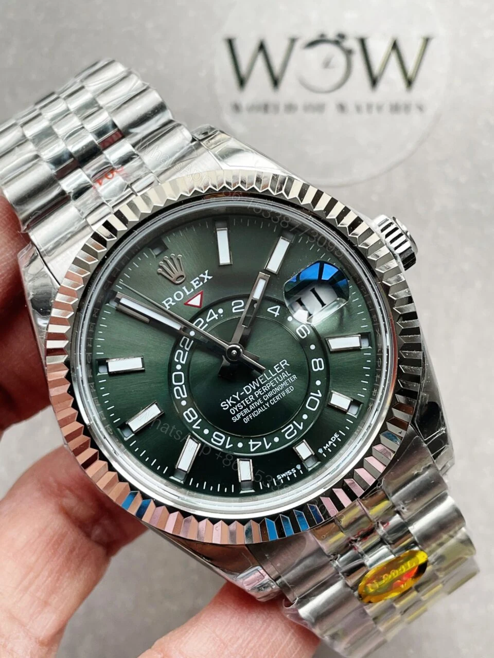 View 2 of Noob FACTORY 1:1 Rolex Sky-Dweller 326935 SS Green Dial